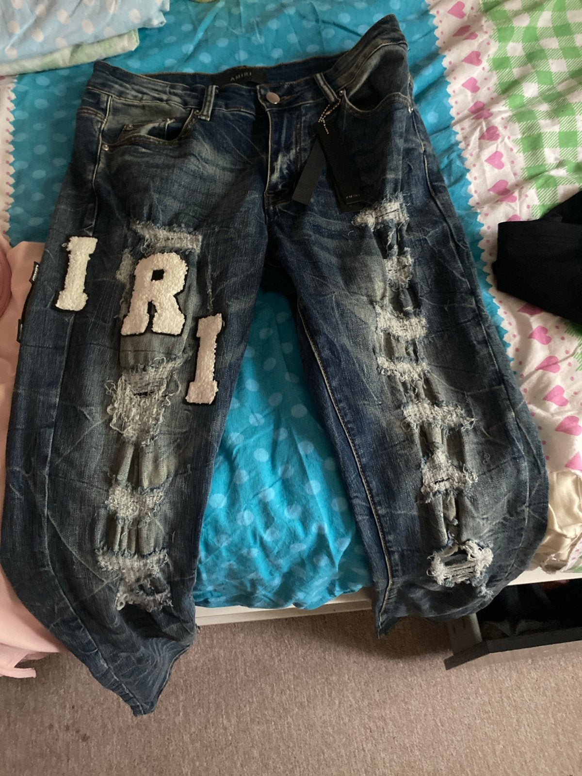 Amiri Jeans - Nieuw met labels maat 30, Ophalen of Verzenden, Nieuw, Blauw, W33 - W34 (confectie 48/50)