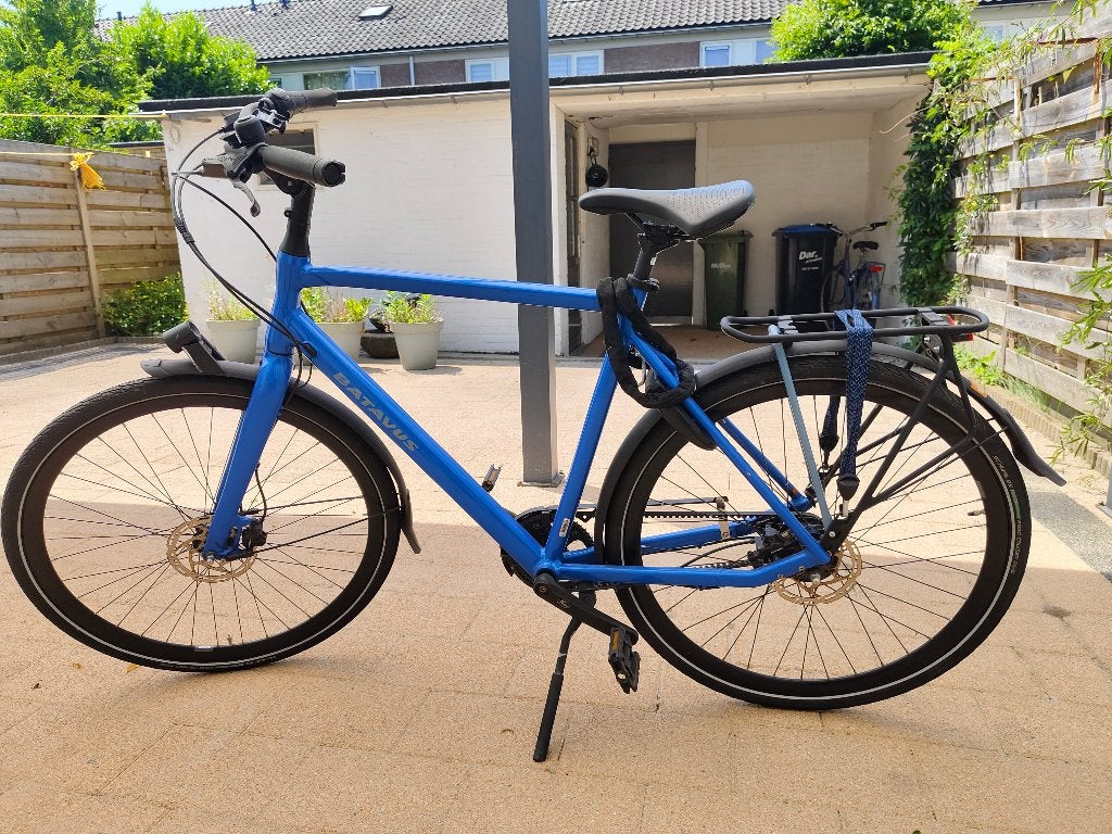 Batavus Dinsdag Exclusive HN7 Blauw  H57, Fietsen en Brommers, Fietsen | Heren | Herenfietsen, Ophalen, Gebruikt, Versnellingen