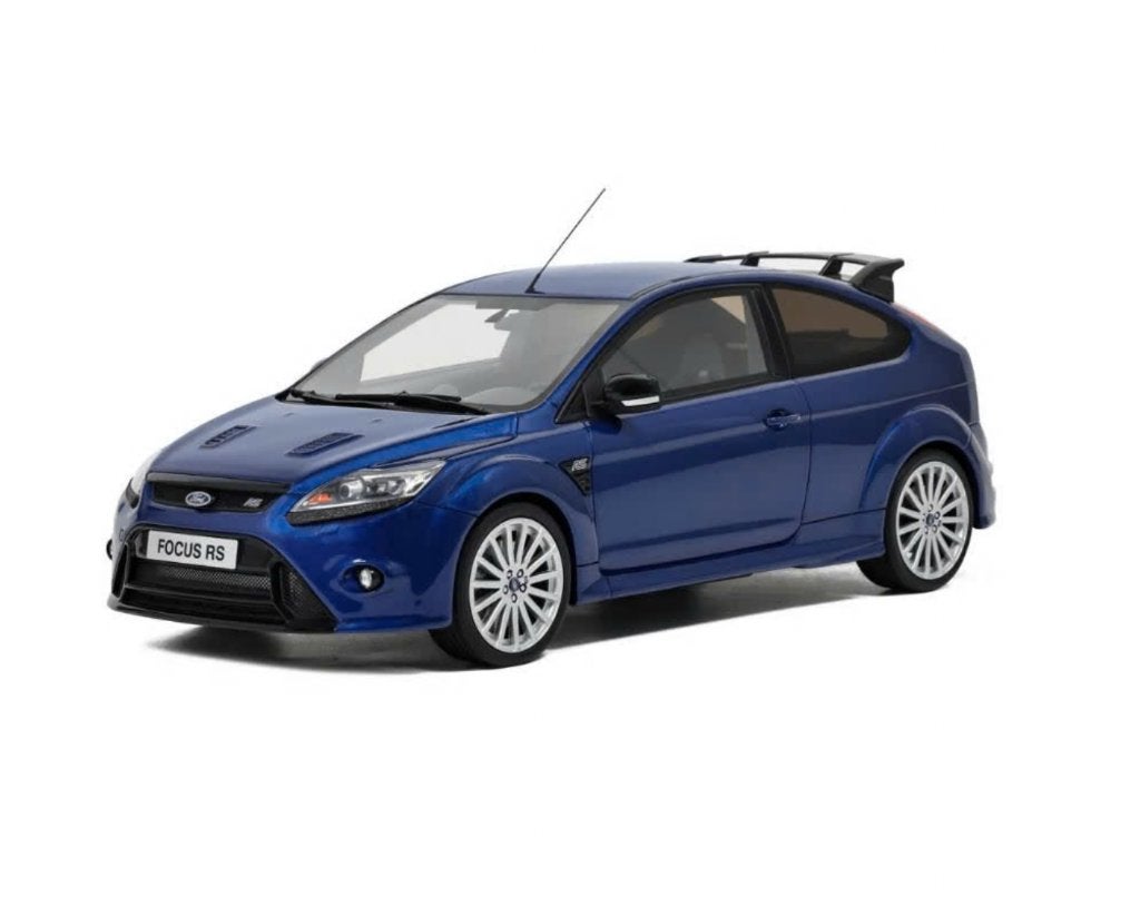 Ford Focus RS MK2 2009 blauw schaal 1/18 OTTO MOBILE OT1067, Hobby en Vrije tijd, Modelauto's | 1:18, Ophalen of Verzenden, Nieuw