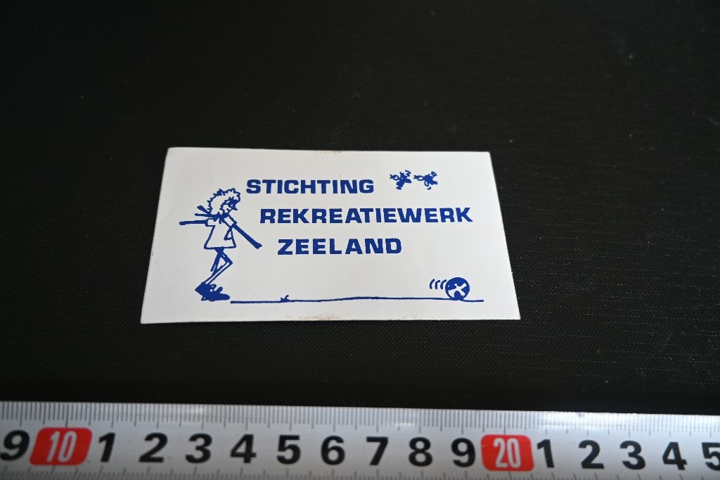 sticker stichting rekreatiewerk zeeland, Ophalen of Verzenden, Zo goed als nieuw