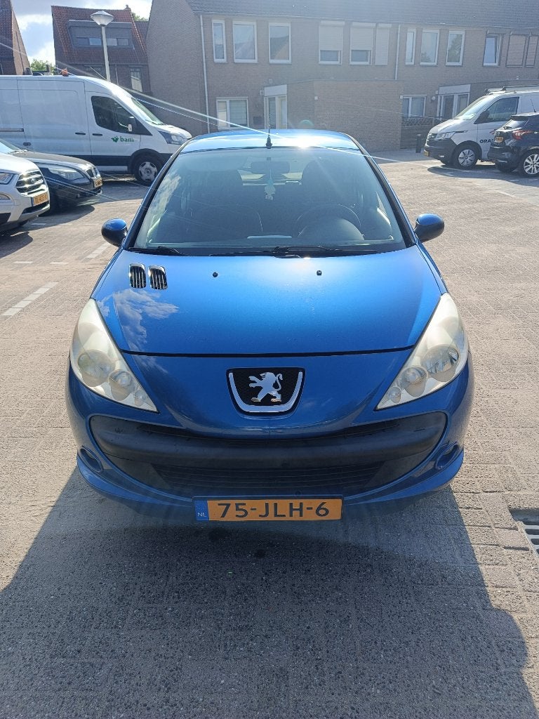 Peugeot 206+ 1.4 3D 2009 Blauw, Auto's, Voorwielaandrijving, 206+, 4 cilinders, Blauw