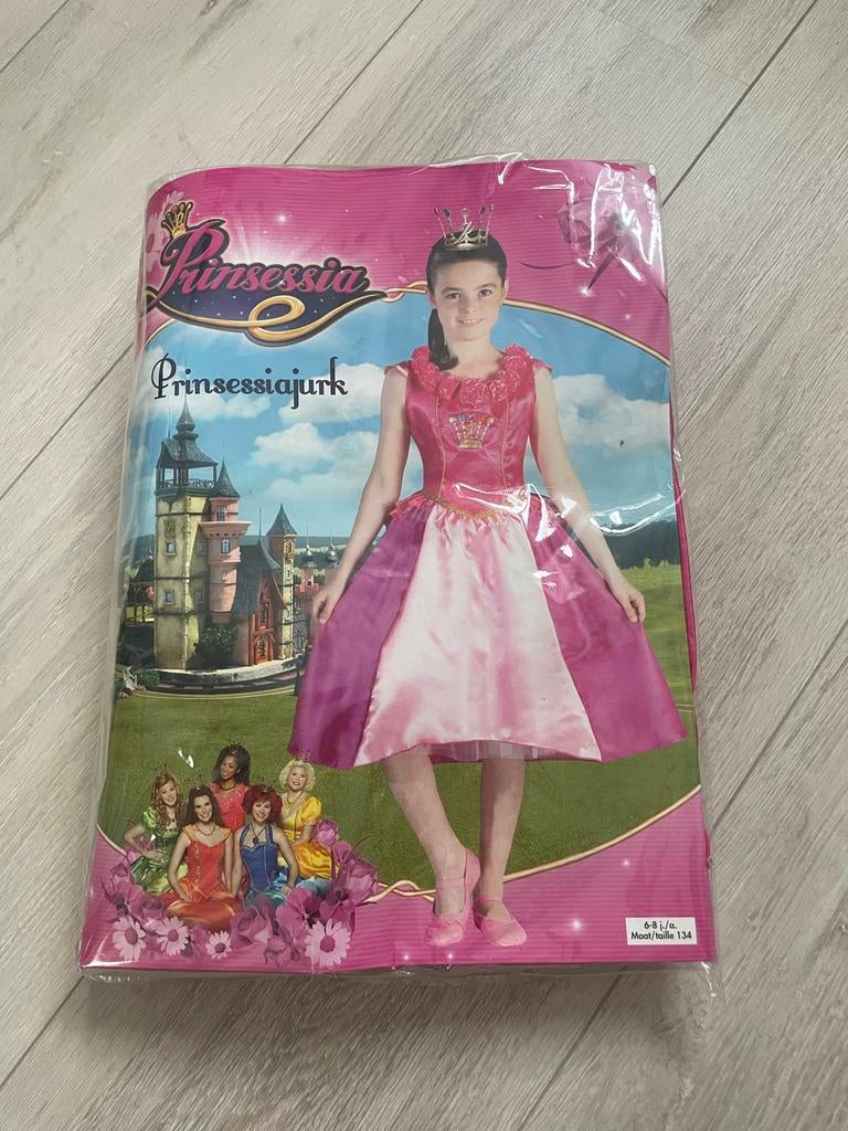 Prinsessenjurk Roze Maat 134, Ophalen of Verzenden, Nieuw, 134 t/m 140, Meisje