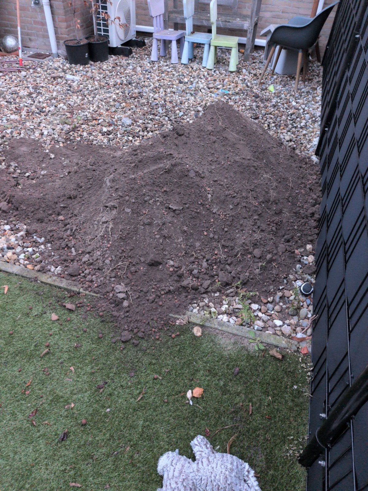 Zwarte grond - ca. 400 liter (zelf opscheppen), Ophalen, Gebruikt, Overige typen