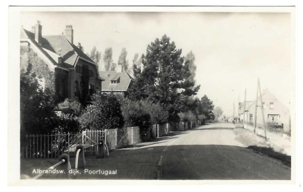 Poortugaal - Albrandsw. dijk, Verzenden, 1920 tot 1940, Gelopen, Zuid-Holland