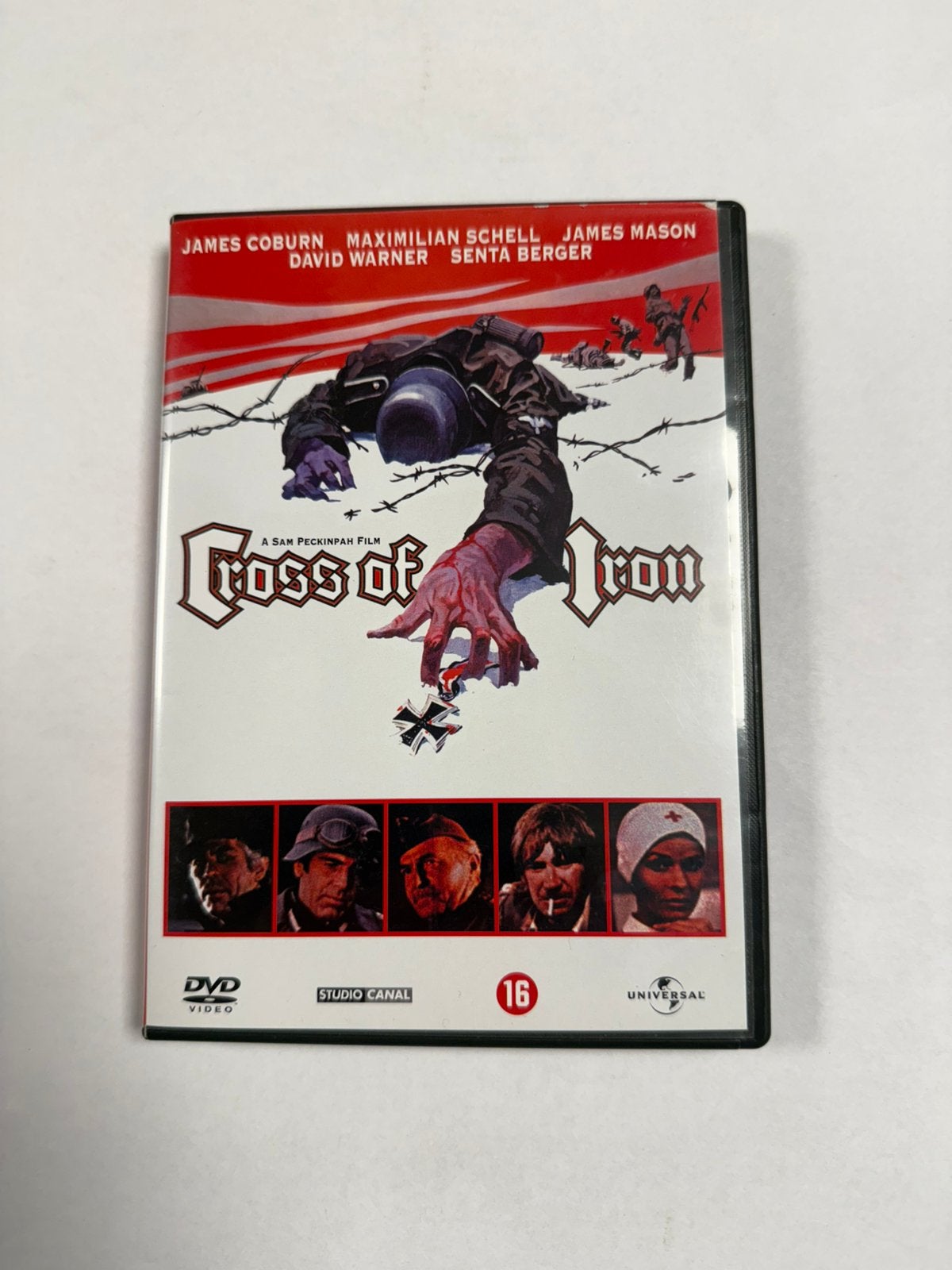 Cross of Iron (1977) regie Sam Peckinpah NL-DVD, 1960 tot 1980, Engels, Vanaf 16 jaar, Nederlands