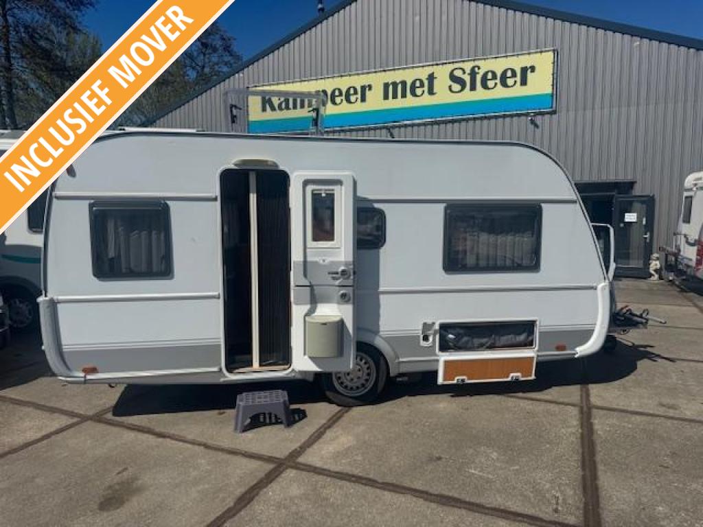 Tabbert Vivaldi 450 TF mover, hordeur, voortent/luifel, Caravans en Kamperen, Niet ingevuld, Rondzit, Tabbert, Bedrijf