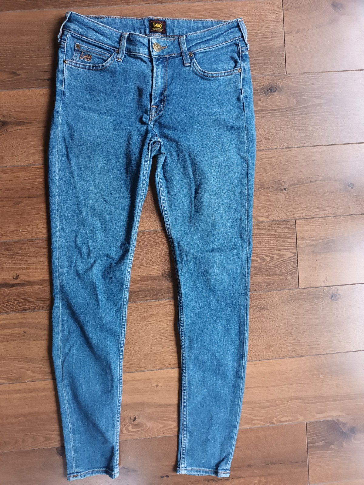 Spijkerbroek jeans broek Lee W29 L33 Scarlett blauw blauwe, Kleding | Dames, Blauw, Ophalen of Verzenden, Gedragen, Lee