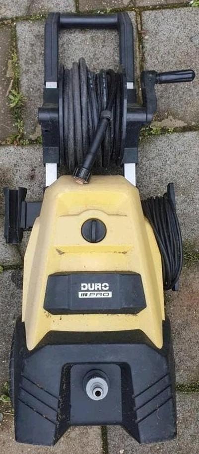 DURO PRO hogedrukreiniger 2200w / 150 bar met vele extra's, Tuin en Terras, Hogedrukreinigers, Ophalen, Gebruikt, Met autostop en -start