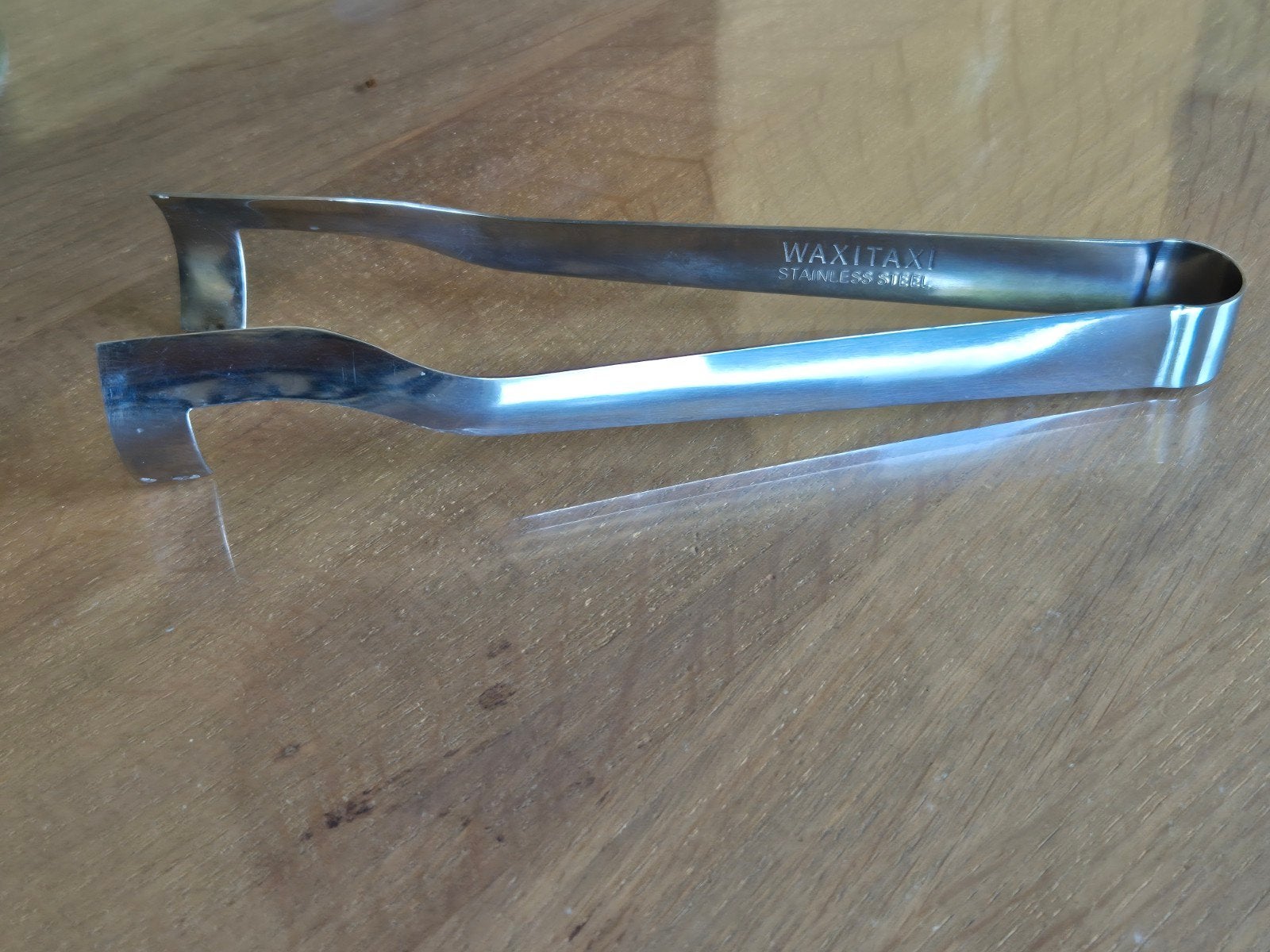 Waxitaxi RVS theelicht tang, Overige typen, Zilver, Ophalen of Verzenden, Zo goed als nieuw