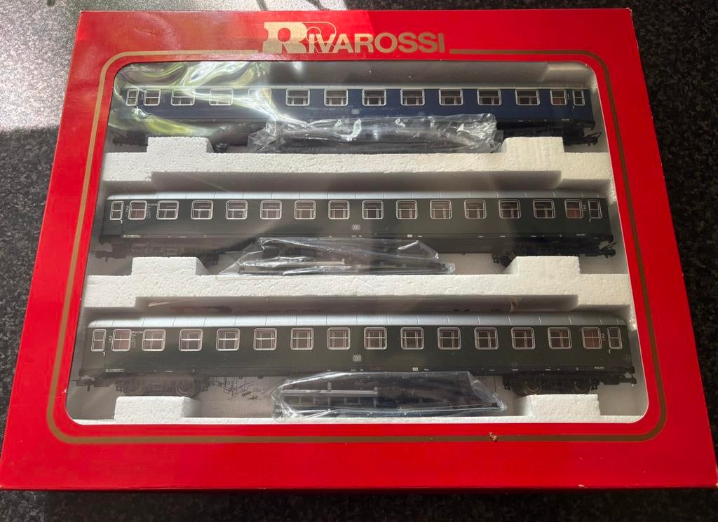 Rivarossi 3635 H0 Rijtuigenset van de DB, Nieuwstaat, Overige merken, Treinset, Gelijkstroom, Ophalen of Verzenden