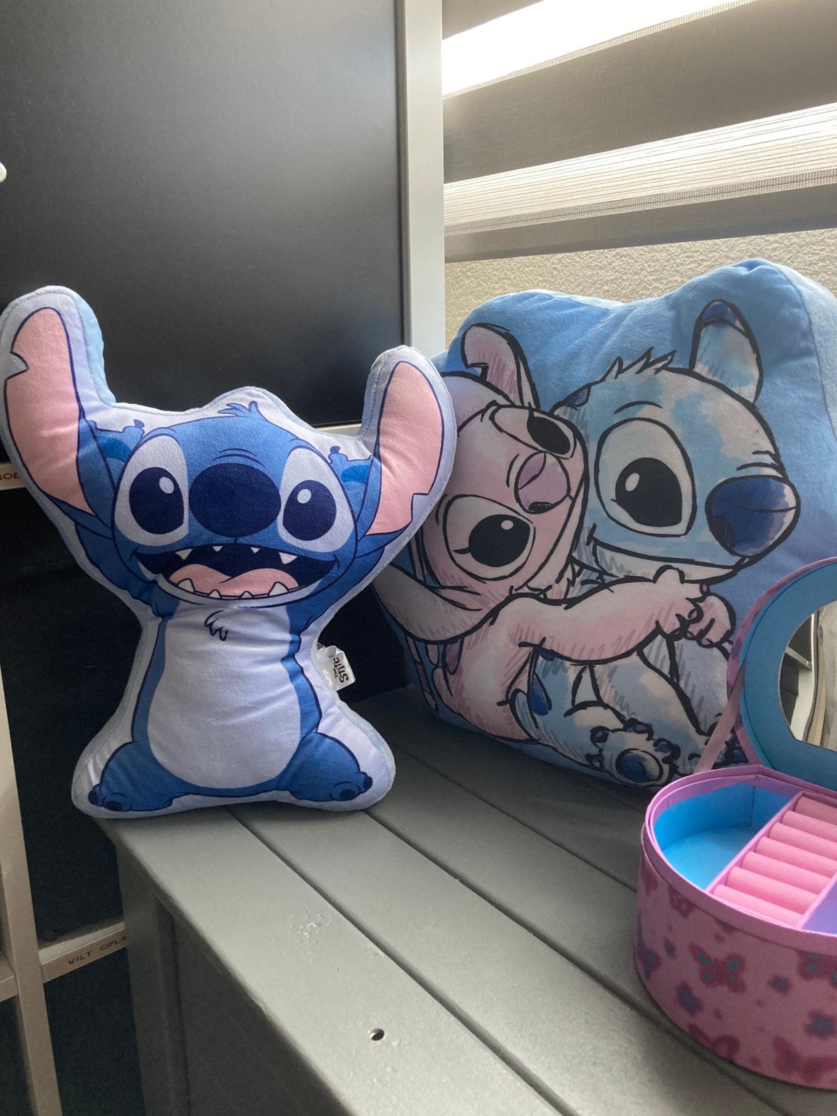 Stitch kussens en sieraden doosje, Ophalen, Zo goed als nieuw, Overige typen