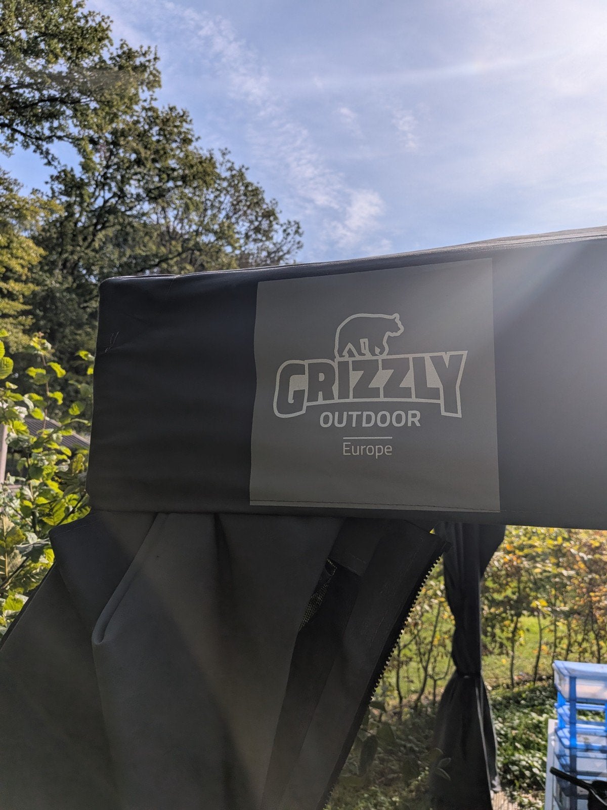 Grizzly Outdoor Paviljoen 3x3m, Tuin en Terras, Ophalen, Gebruikt, Minder dan 4 meter, Paviljoen
