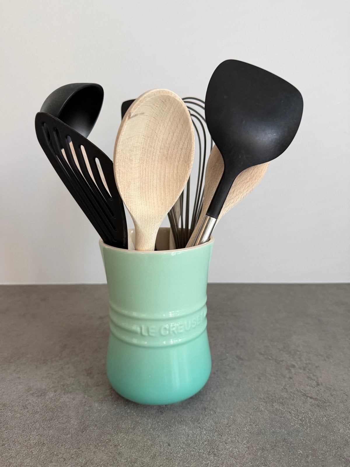 Le Creuset Keukengerei Pot - Cool Mint, Zo goed als nieuw, Steen/keramiek, Le Creuset, Ophalen