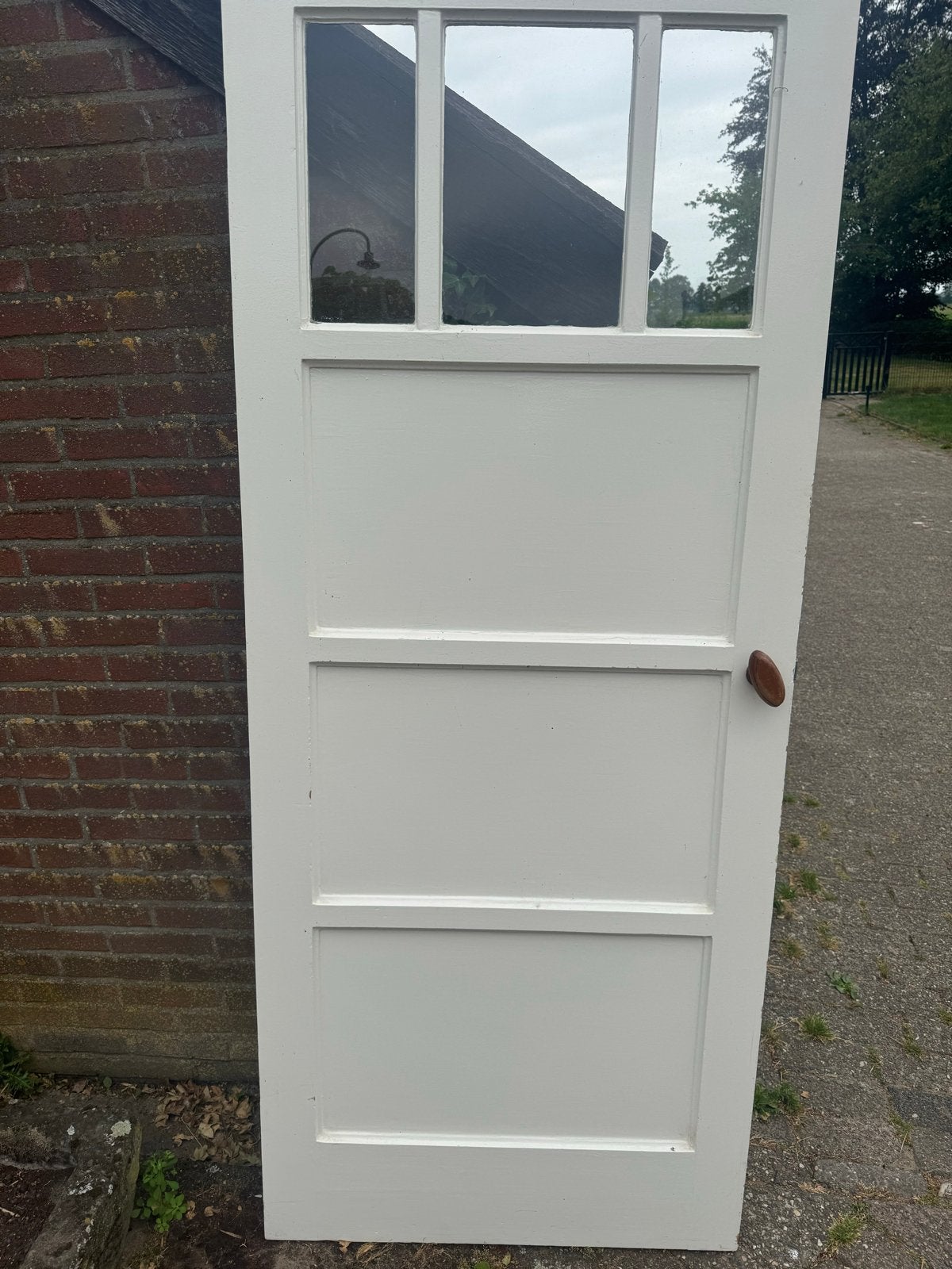 Vintage paneel deuren, Doe-het-zelf en Verbouw, Deuren en Horren, Ophalen, Gebruikt, Binnendeur, 200 tot 215 cm