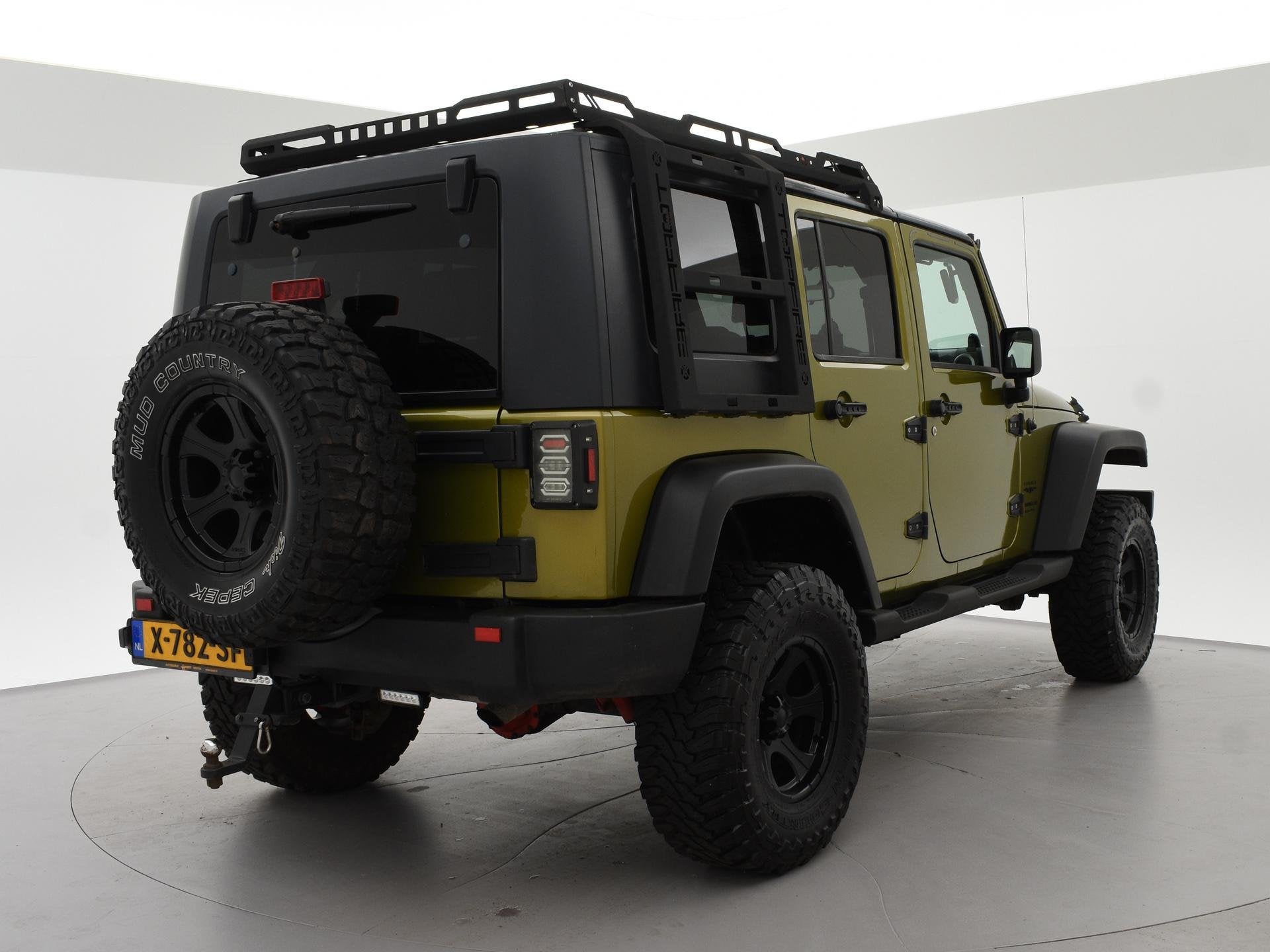 Jeep Wrangler 3.8 LPG 5-DRS AUT. + ROOFRACK | LED BALK | BUL, Stof, Gebruikt, Cabriolet, Bedrijf
