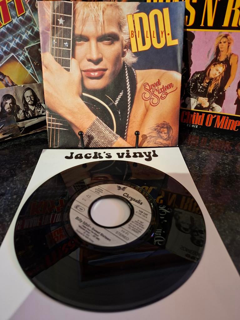 Billy Idol - Sweet Sixteen 7 inch single  1987, Cd's en Dvd's, Vinyl Singles, 7 inch, Single, Ophalen of Verzenden, Zo goed als nieuw