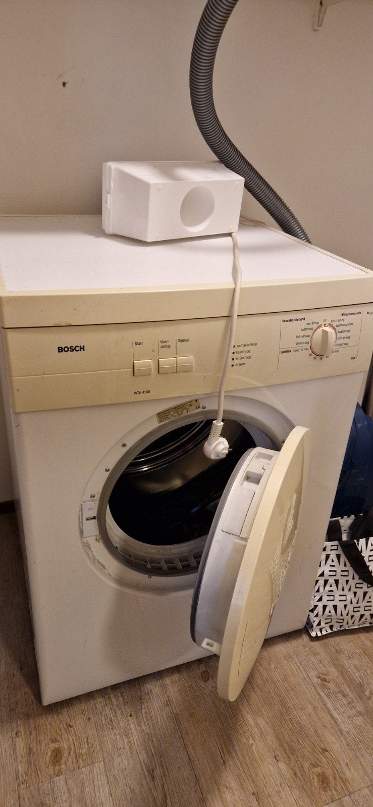 Bosch WTA 4100 Luchtafvoer Wasdroger - Gebruikt, Ophalen, 6 tot 8 kg, Gebruikt, Luchtafvoer