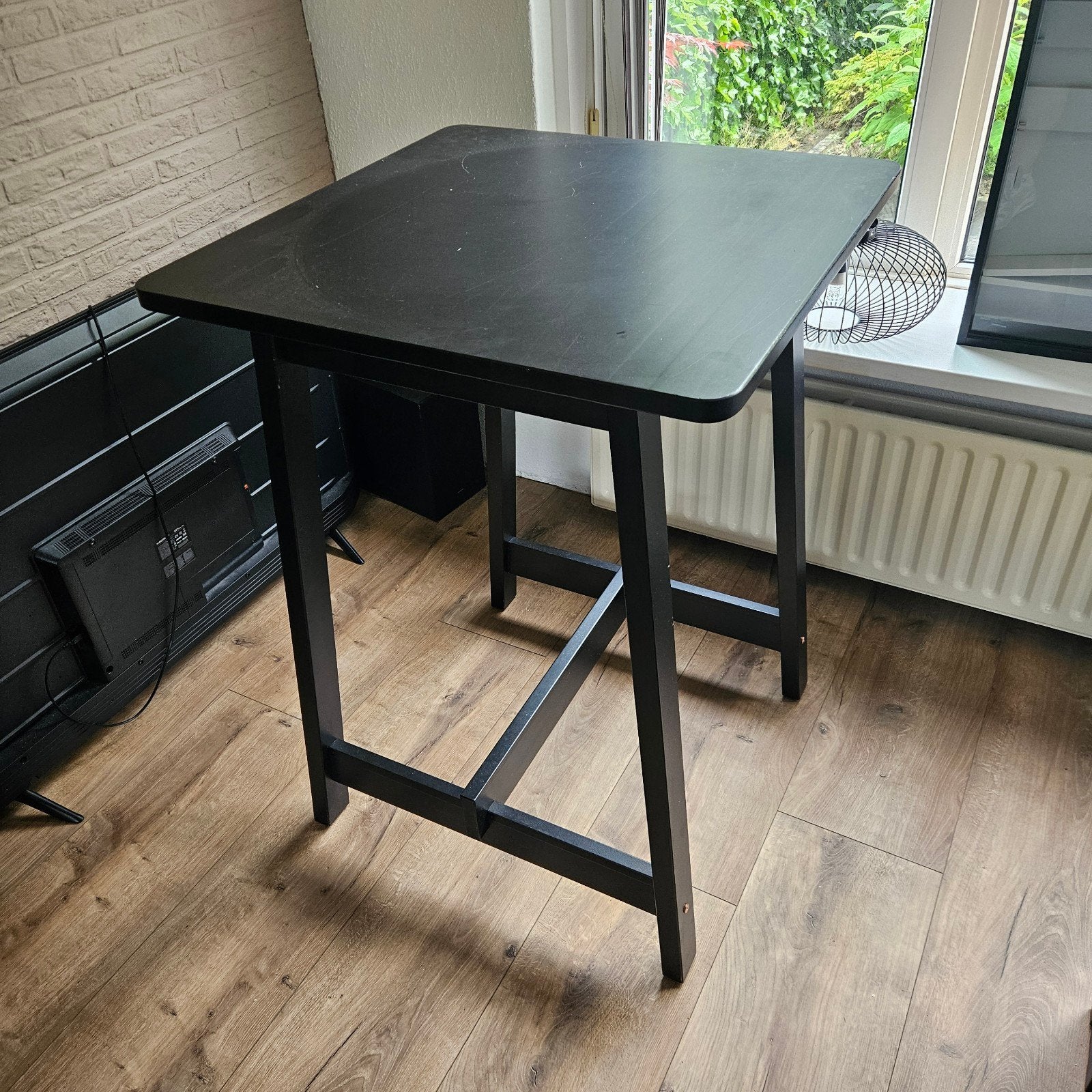 Ikea statafel 74 x74 cm., Huis en Inrichting, Ophalen, Gebruikt, 50 tot 100 cm, Tot twee personen