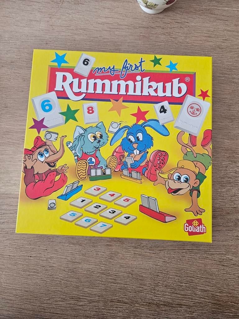 Nieuw Kinder Rummikub - My First Rummikub, Hobby en Vrije tijd, Gezelschapsspellen | Bordspellen, Drie of vier spelers, Ophalen of Verzenden