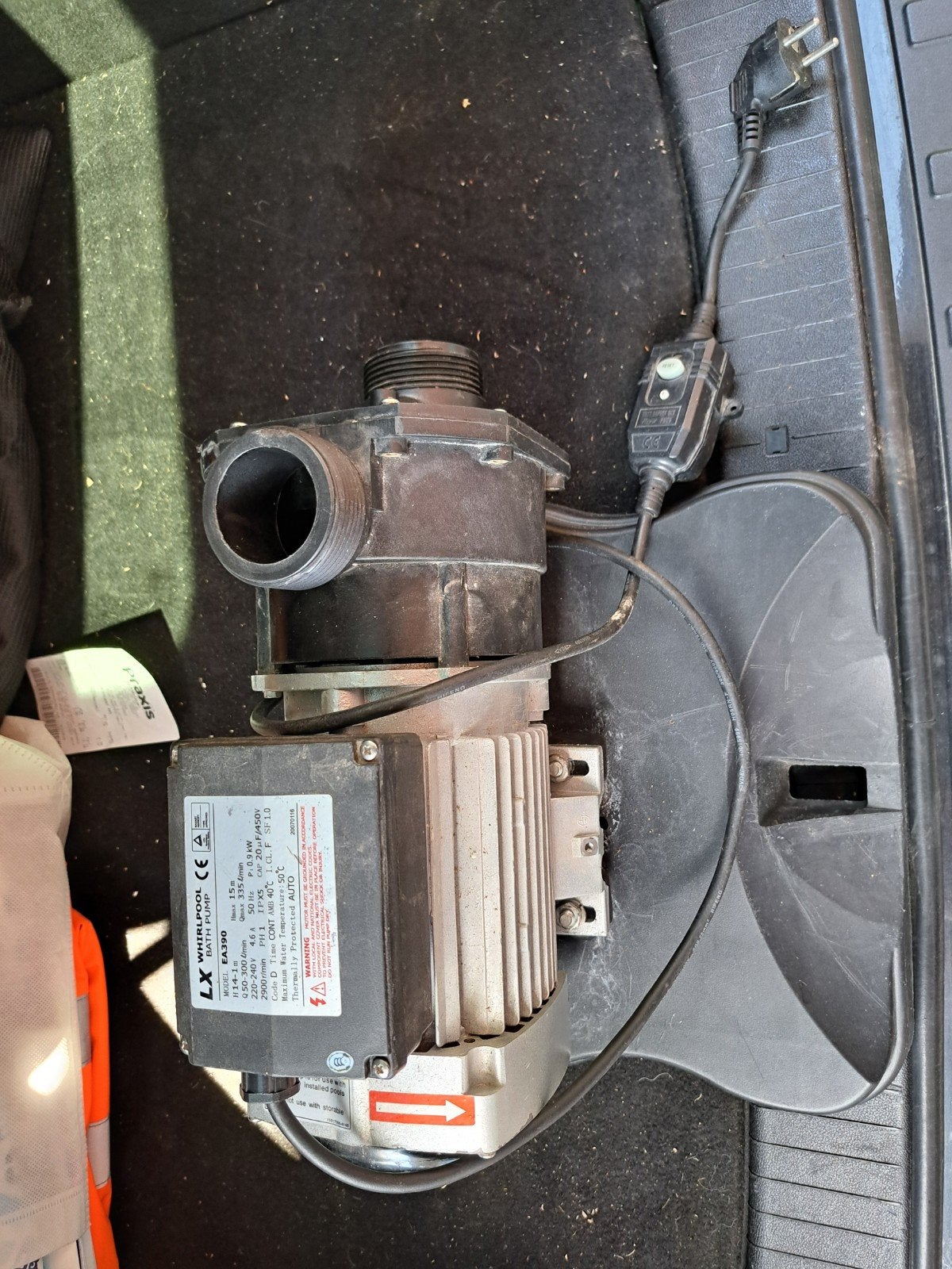 Zware zwembad pomp LX Whirlpool EA390 Badpomp, Ophalen of Verzenden, Gebruikt