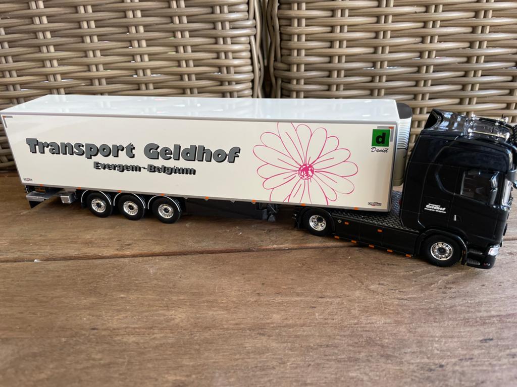 TEKNO SCANIA GELDHOF EVERGEM WEST SCALE, Ophalen of Verzenden, Nieuw, Bus of Vrachtwagen, Tekno