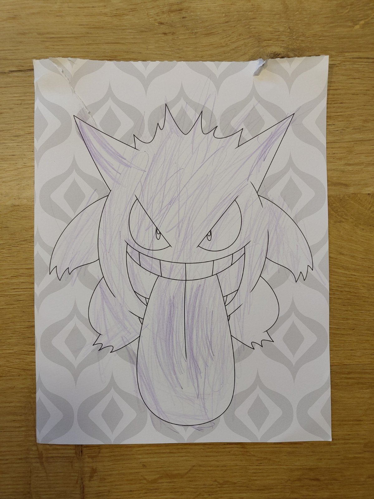 UNIEKE "Custom Art" Dark Gengar Card - pokemon