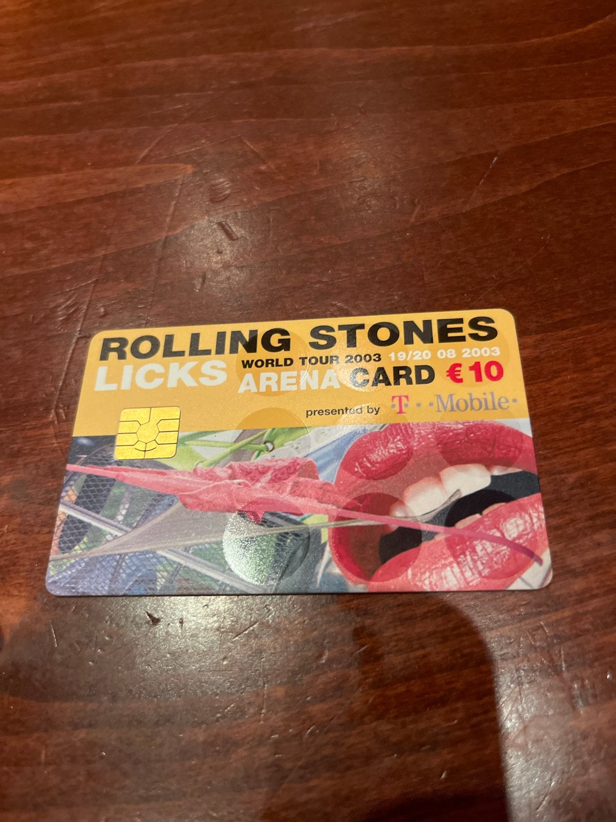 Kaart rolling stones 2003