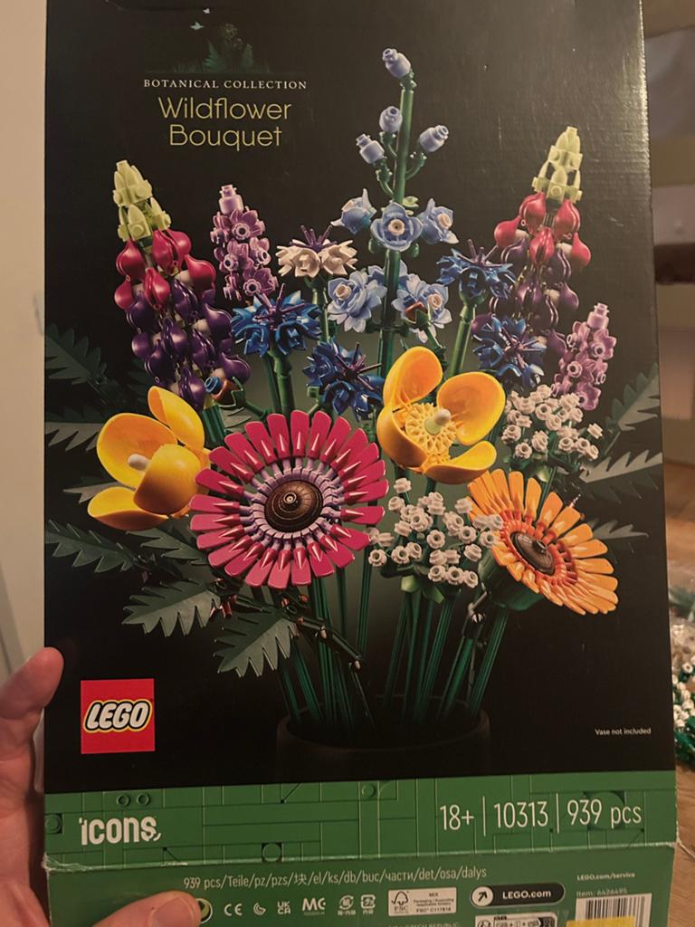 Lego 10313 - Boeket met wilde bloemen - Compleet, Compleet, Overige thema's, Lego, Ophalen of Verzenden