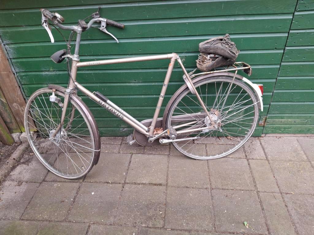 Heren Batavus Fiets - Oude model zonder zadelpen, Fietsen en Brommers, Fietsen | Heren | Herenfietsen, Gebruikt, Batavus, 57 tot 61 cm