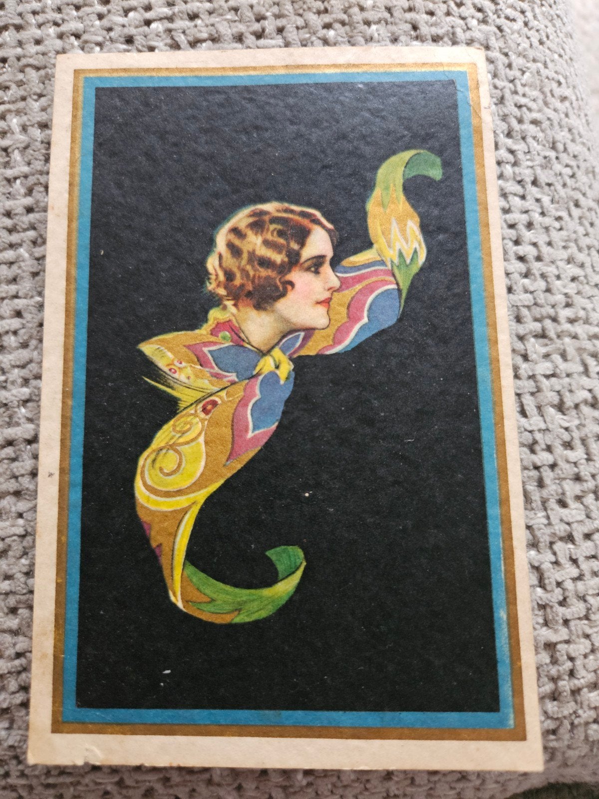 Art Deco - Elegante Dame, Ophalen of Verzenden, Voor 1920, Overige thema's