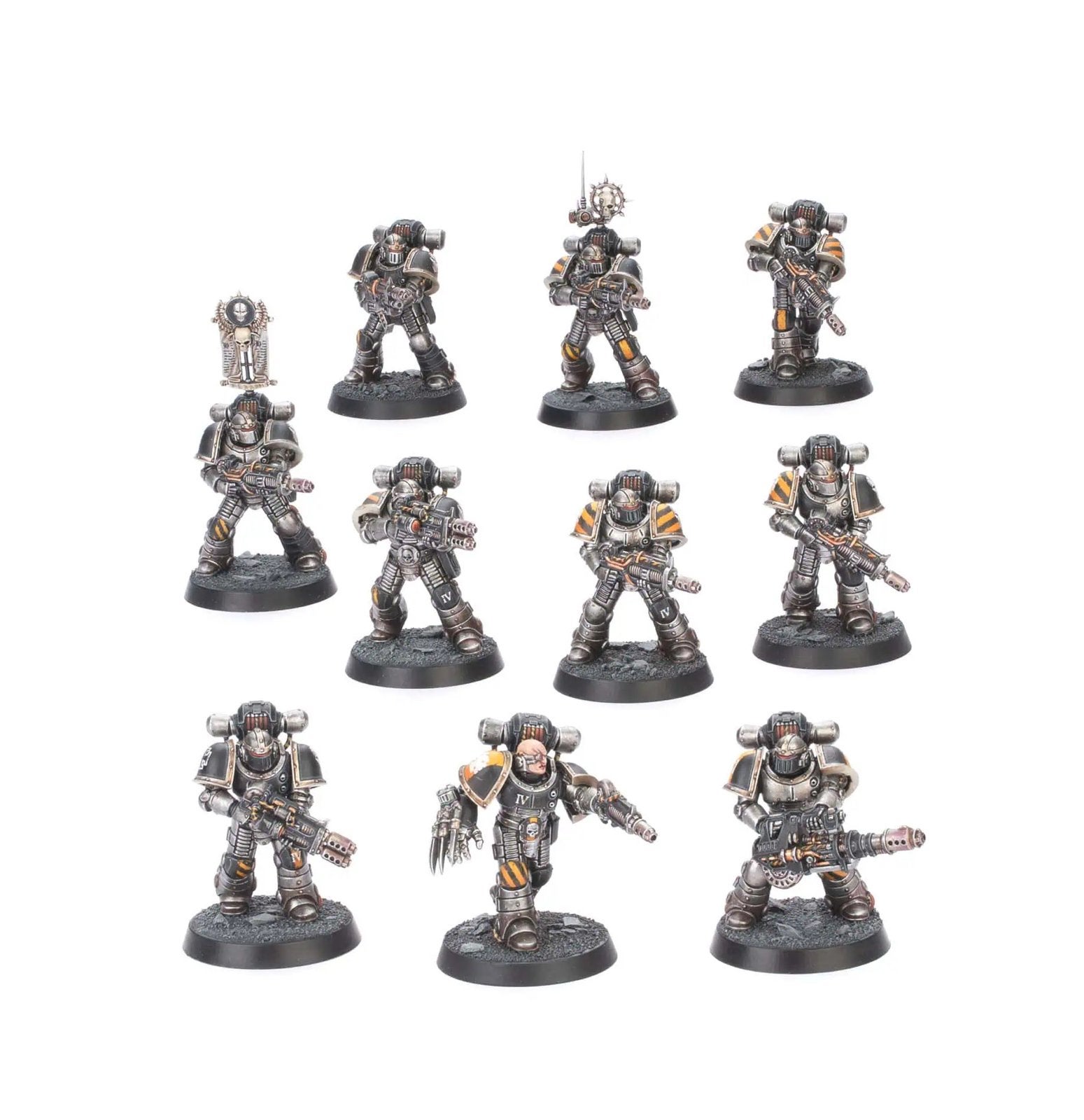 MKii veteran squad with disintegrator weapons on sprue 30k, Verzenden, Zo goed als nieuw, Warhammer
