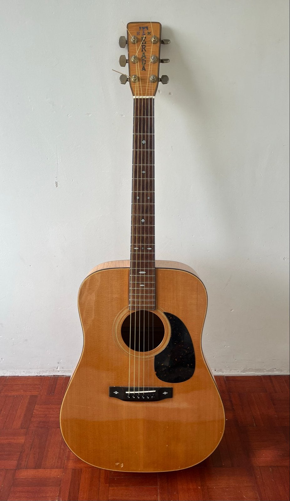 Terada TW-70 Western gitaar - Vintage jaren '70 Japan, Muziek en Instrumenten, Ophalen, Gebruikt, Western- of Steelstringgitaar