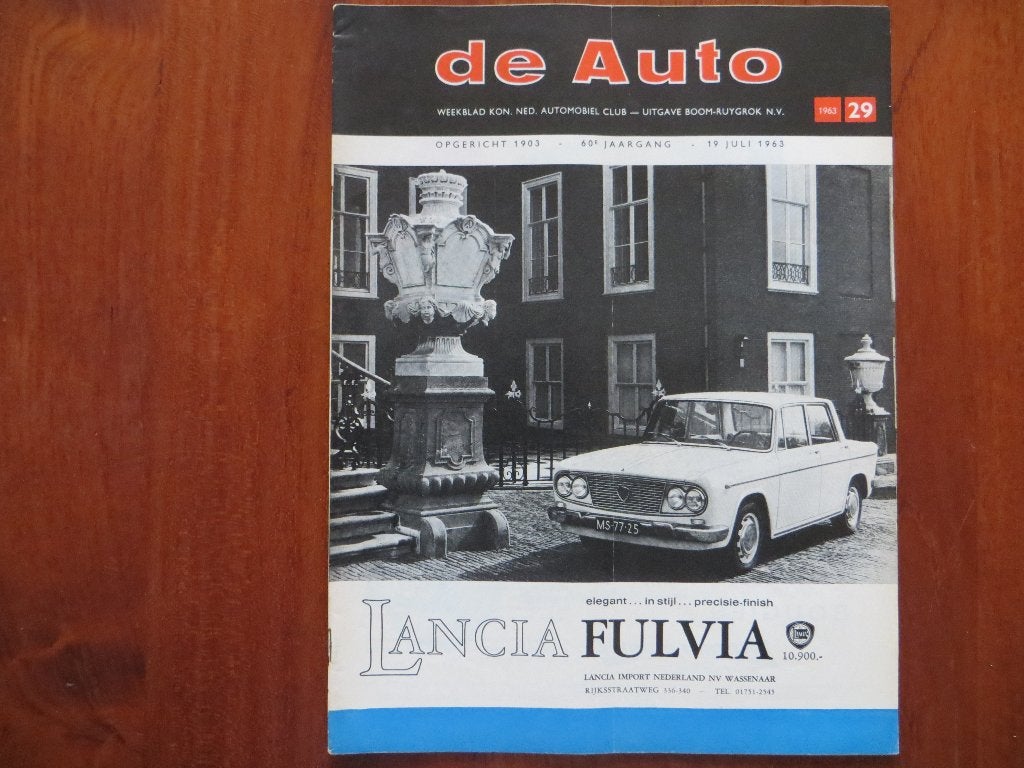De Auto nr. 29 1963 test: Simca 1300, 24 uur van Le Mans, Ophalen of Verzenden, Nieuw, Overige merken