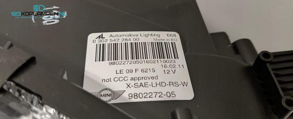 Mini Countryman R60 Paceman R61 Xenon koplamp rechts, Gebruikt, -, -, Ophalen of Verzenden