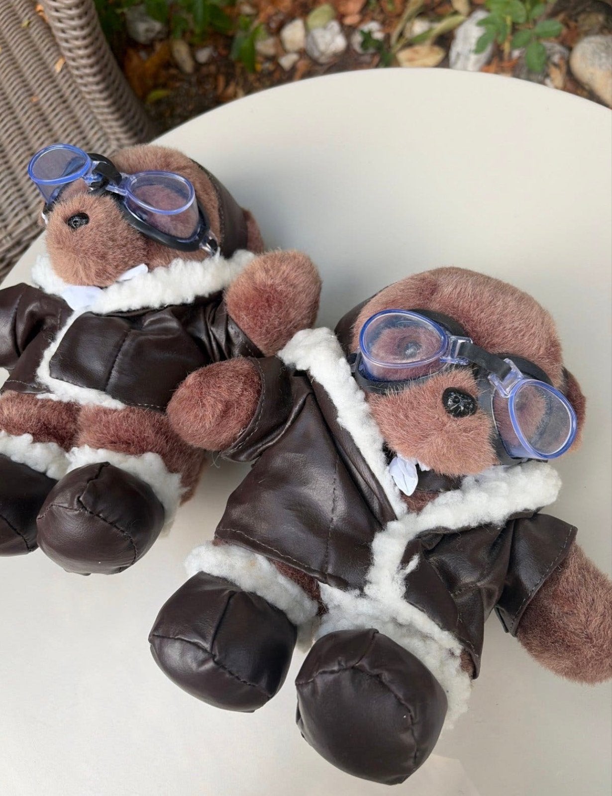 Set van 2 Vintage Piloten Knuffelberen, Ophalen of Verzenden, Nieuw