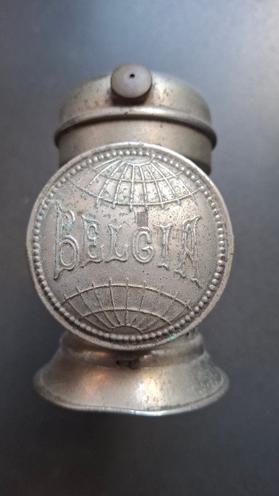 Antieke Belgia carbid fiets motor lamp, Ophalen of Verzenden