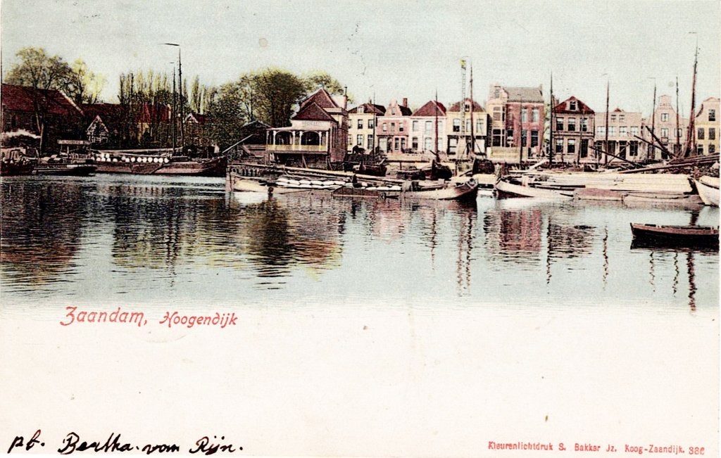 Zaandam, Hoogendijk, Verzenden, Voor 1920, Gelopen, Noord-Holland