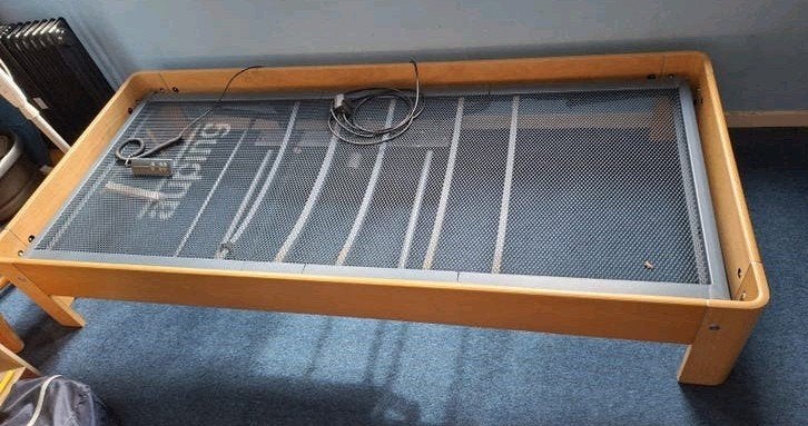 Auping Auronde 1000 1 pers bed, elektrisch verstelbaar, Ophalen, Verstelbaar, 90 cm, Eenpersoons