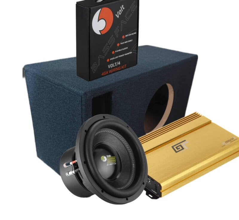Midi Power pack 6 - BASSFACE / GT audio - 10 inch - 1000, Auto diversen, Niet ingevuld, Niet ingevuld, Niet ingevuld