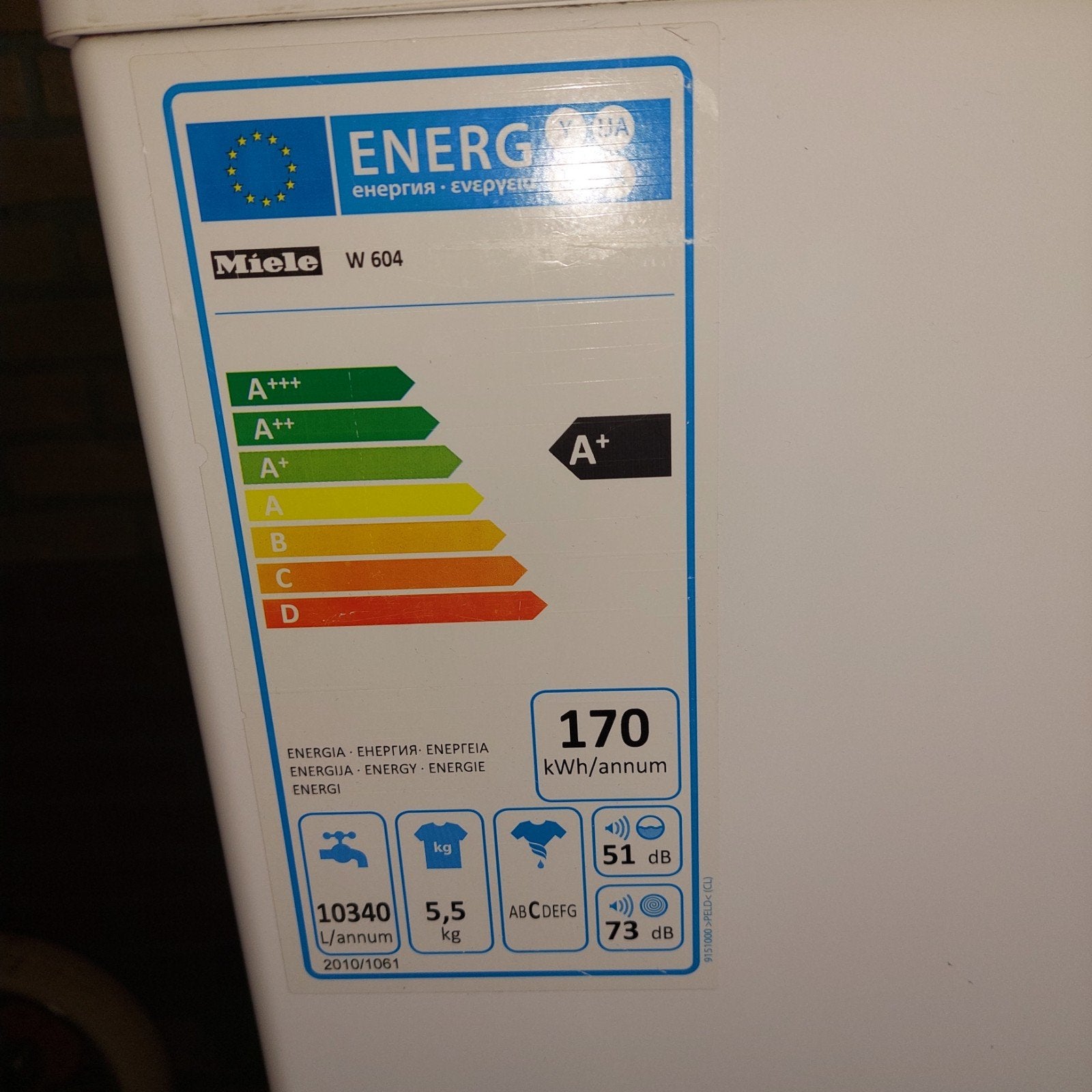 Foto 4 van bovenlader Miele W604