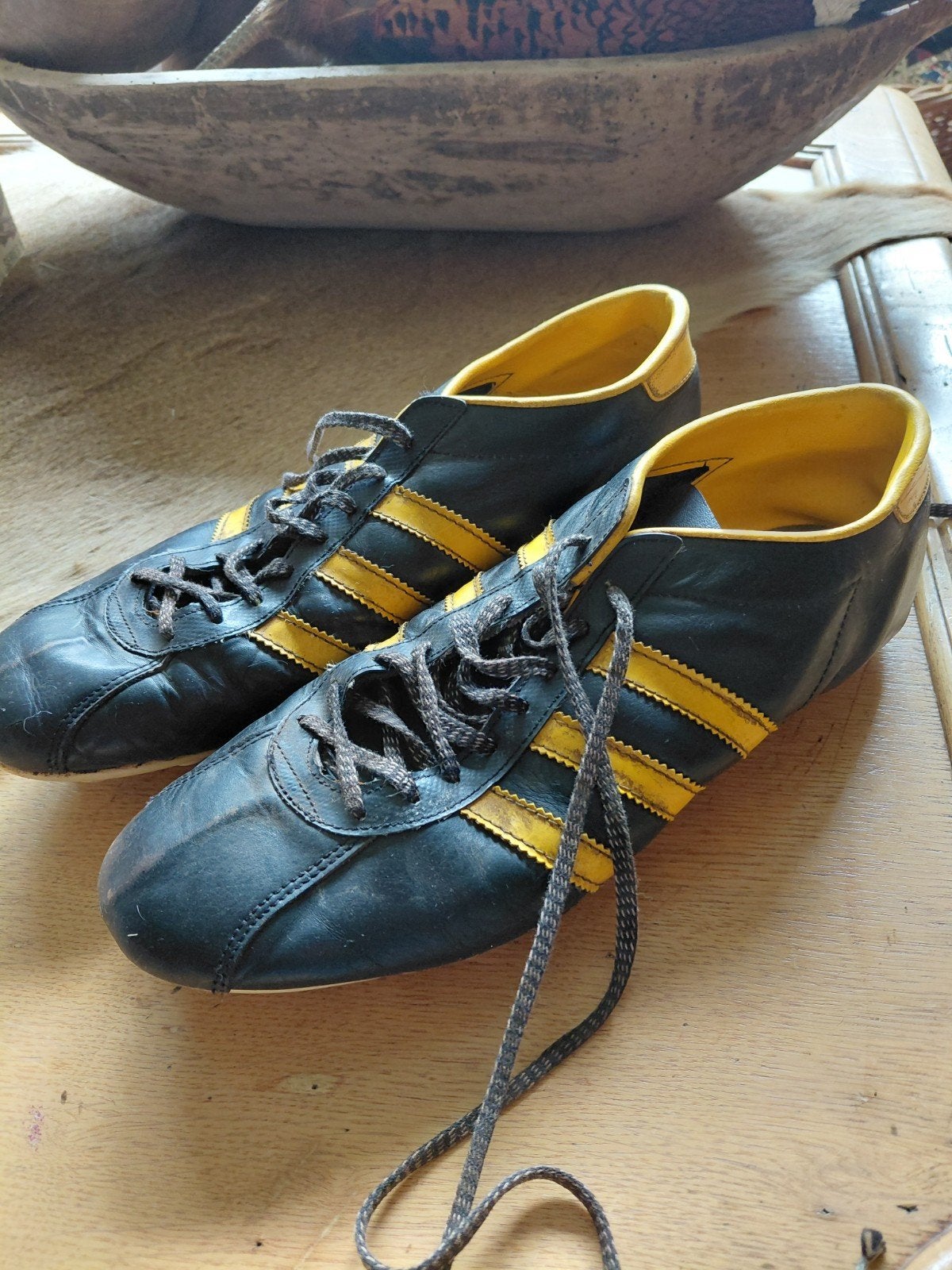 Jaren 70 adidas Beckenbauer Super voetbalschoenen, Maat XL, Schoenen, Ophalen of Verzenden, Zo goed als nieuw