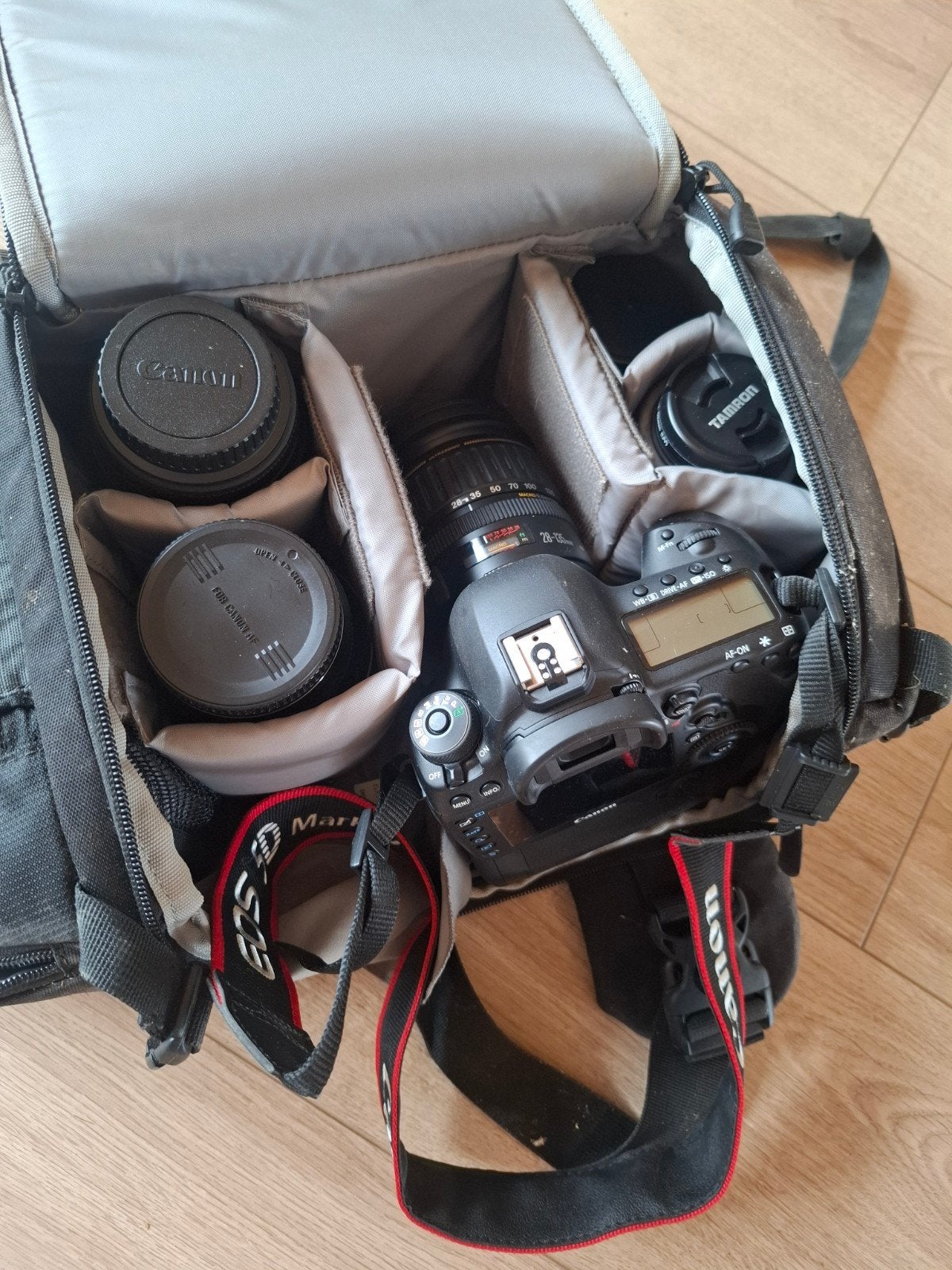 Canon EOS 5D Mark III met lenzen en accessoires, Gebruikt, Spiegelreflex, Canon, Ophalen of Verzenden