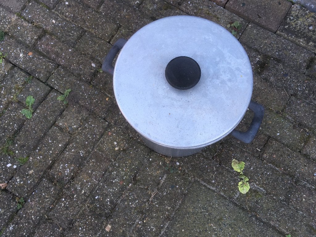aluminium pan soeppan, Met deksel, Ophalen of Verzenden, Aluminium, Overige typen