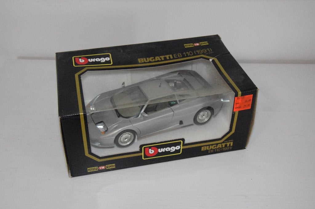 Bburago: Bugatti EB 110 (1991), Ophalen of Verzenden, Zo goed als nieuw, Auto, Bburago