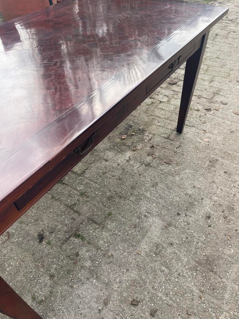 Robuuste Tafel 180x90 met Lades - Ideaal voor Eetkamer/Kanto, Gebruikt, 150 tot 200 cm, Vier personen, Rechthoekig