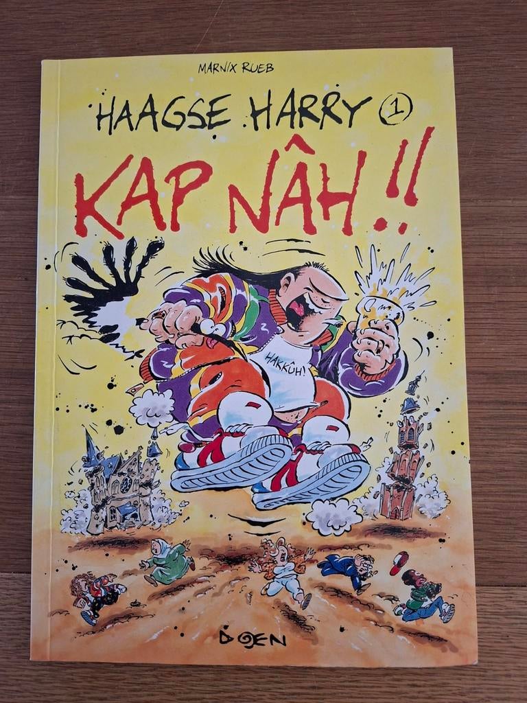 Haagse Harry Kap Nâh!! - Marnix Rueb Stripboek, Eén stripboek, Ophalen of Verzenden, Gelezen, Marnix Rueb