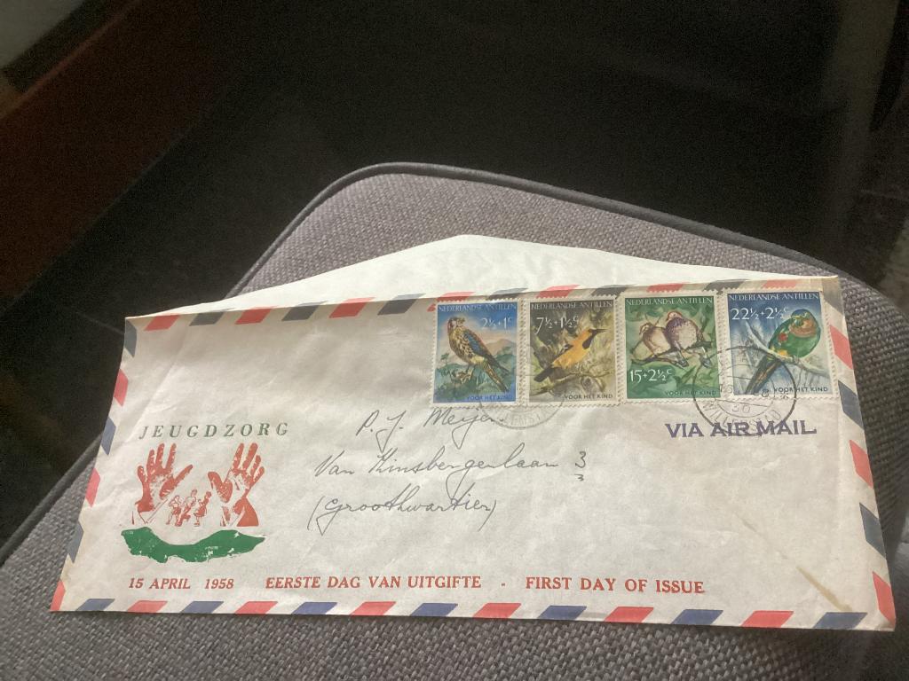 No2012 Nederlandse Antillen E6 gelopen Nederland jaargangen, Postzegels en Munten, Ophalen, Onbeschreven, Nederland