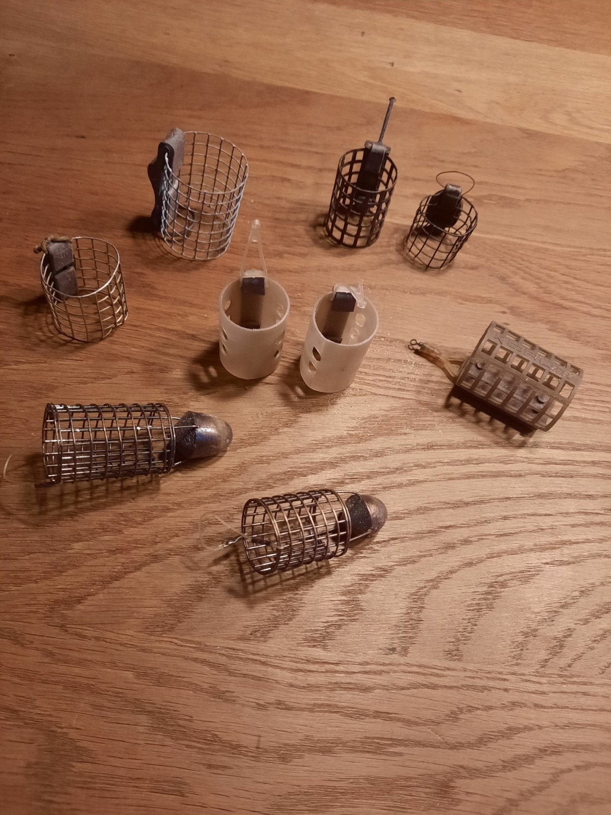 voerkorfjes, Ophalen of Verzenden, Gebruikt, Dobber of Lood