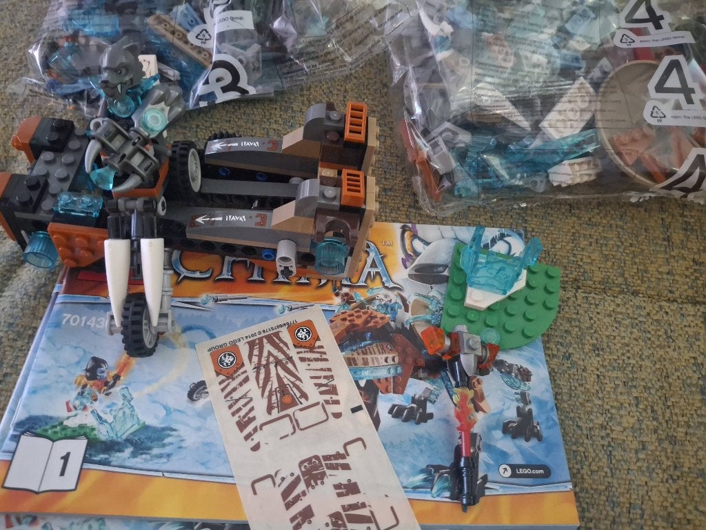 Lego chima 70143, Overige thema's, Lego, Ophalen of Verzenden, Zo goed als nieuw