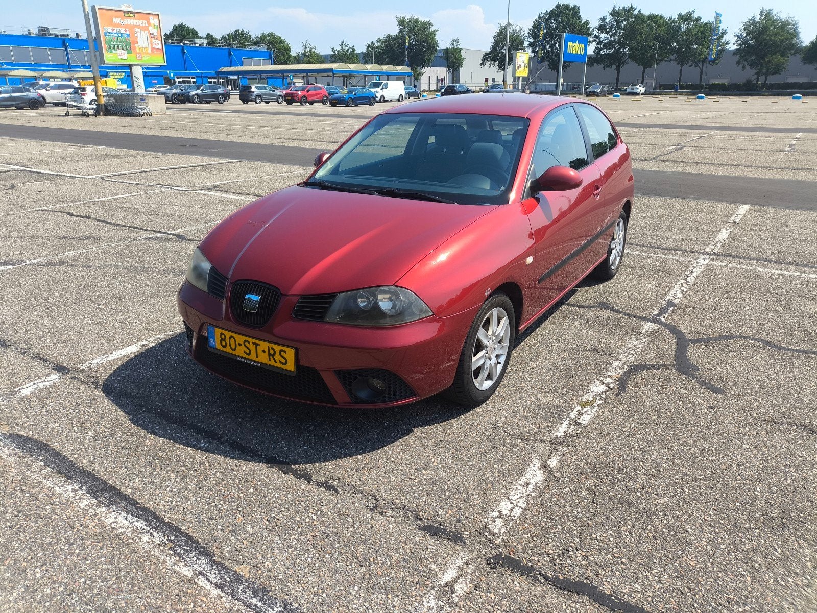 Seat Ibiza 2006 100 pk met airco, Auto's, Voorwielaandrijving, 40 €/maand, 4 cilinders, 100 pk